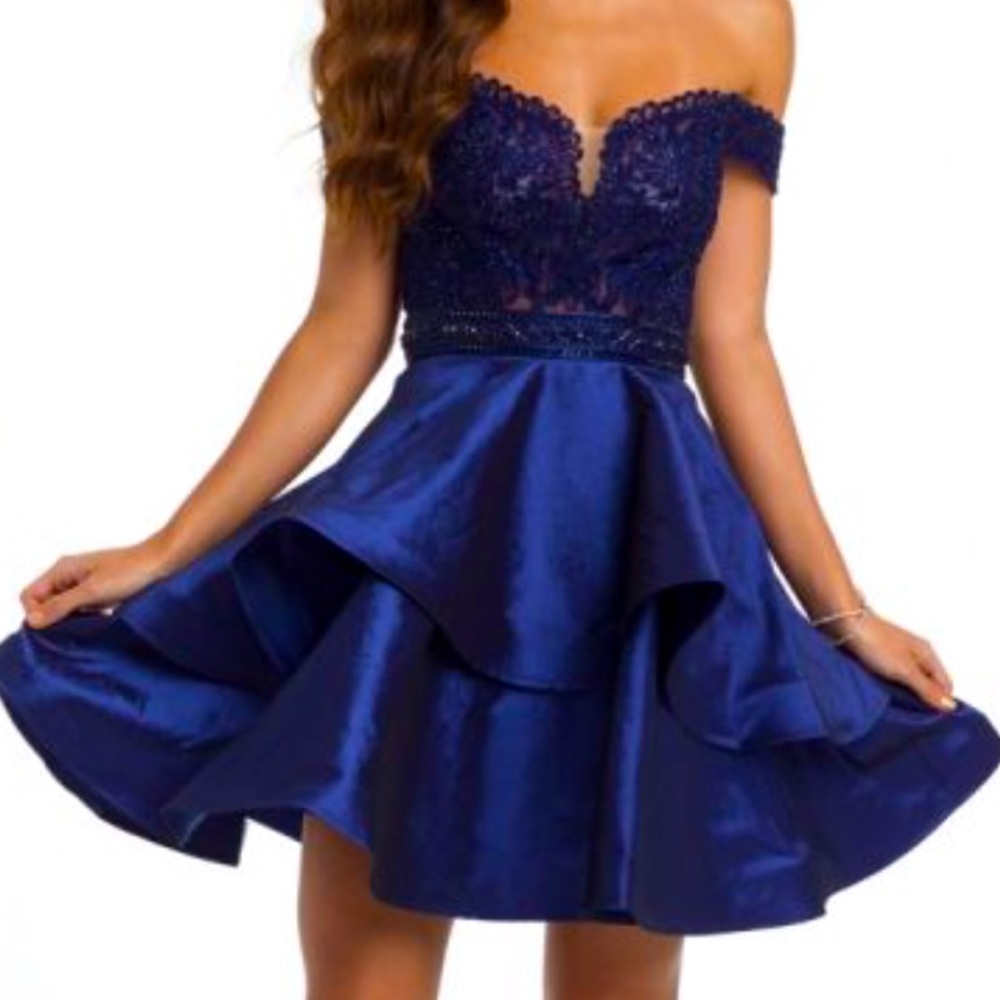 Blue dress